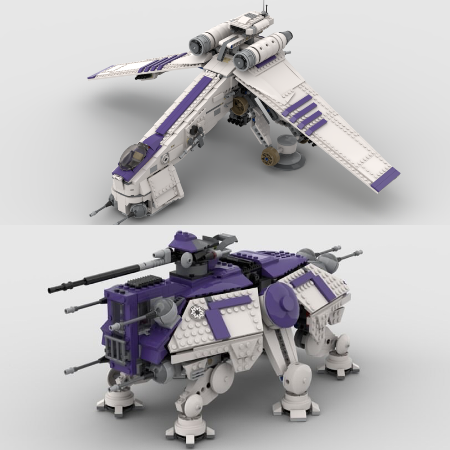 187TH LEGION DROPSHIP & AT-OT / AT-TE COMBO SET