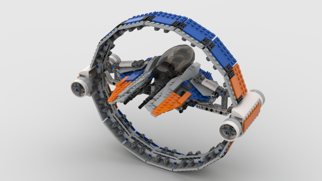 12501: JEDI INTERCEPTOR WITH RING (AHSOKA TANO)