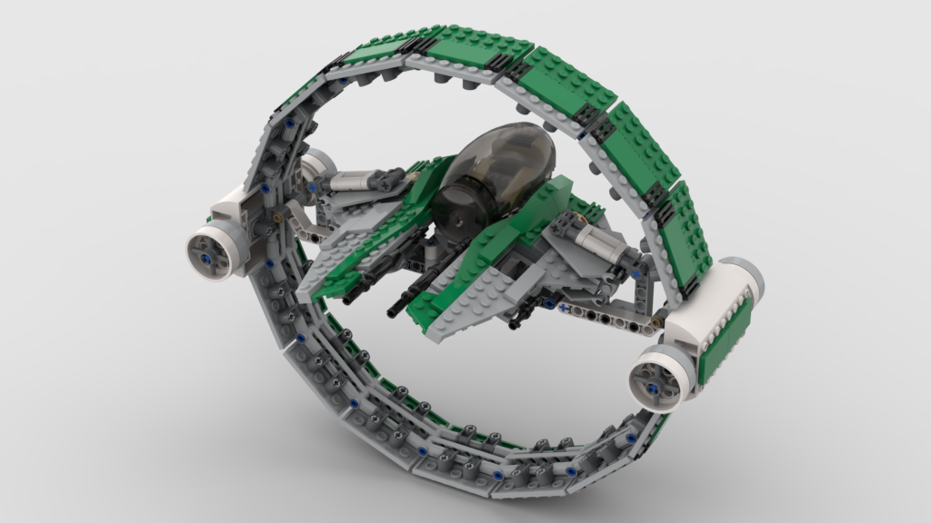 12511: JEDI INTERCEPTOR WITH RING (LUMINARA UNDULI)
