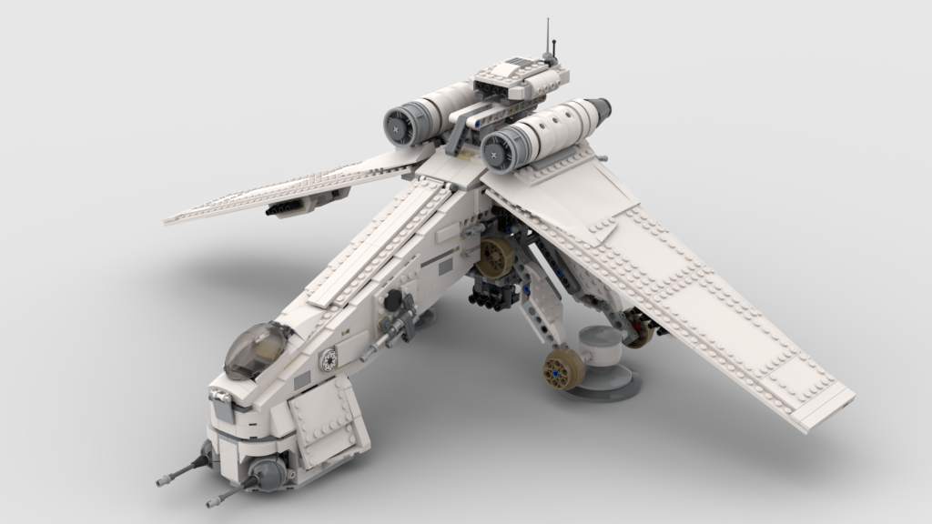 13119: REPUBLIC DROPSHIP (SNOW)