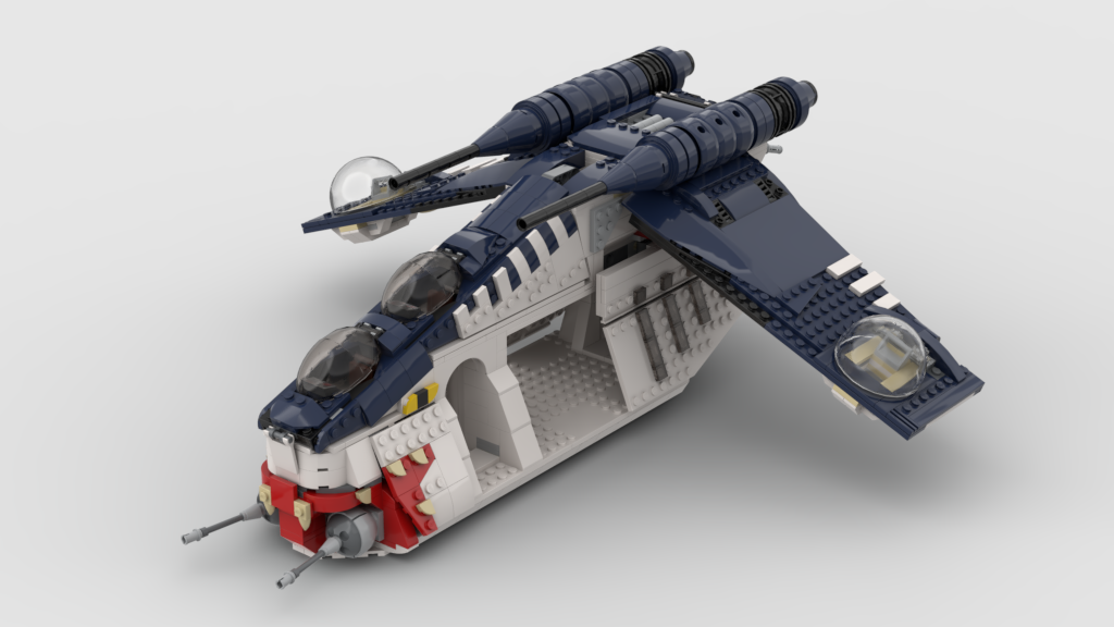 13832: REPUBLIC GUNSHIP (MUUNILINST 10 ARC DARK BLUE)