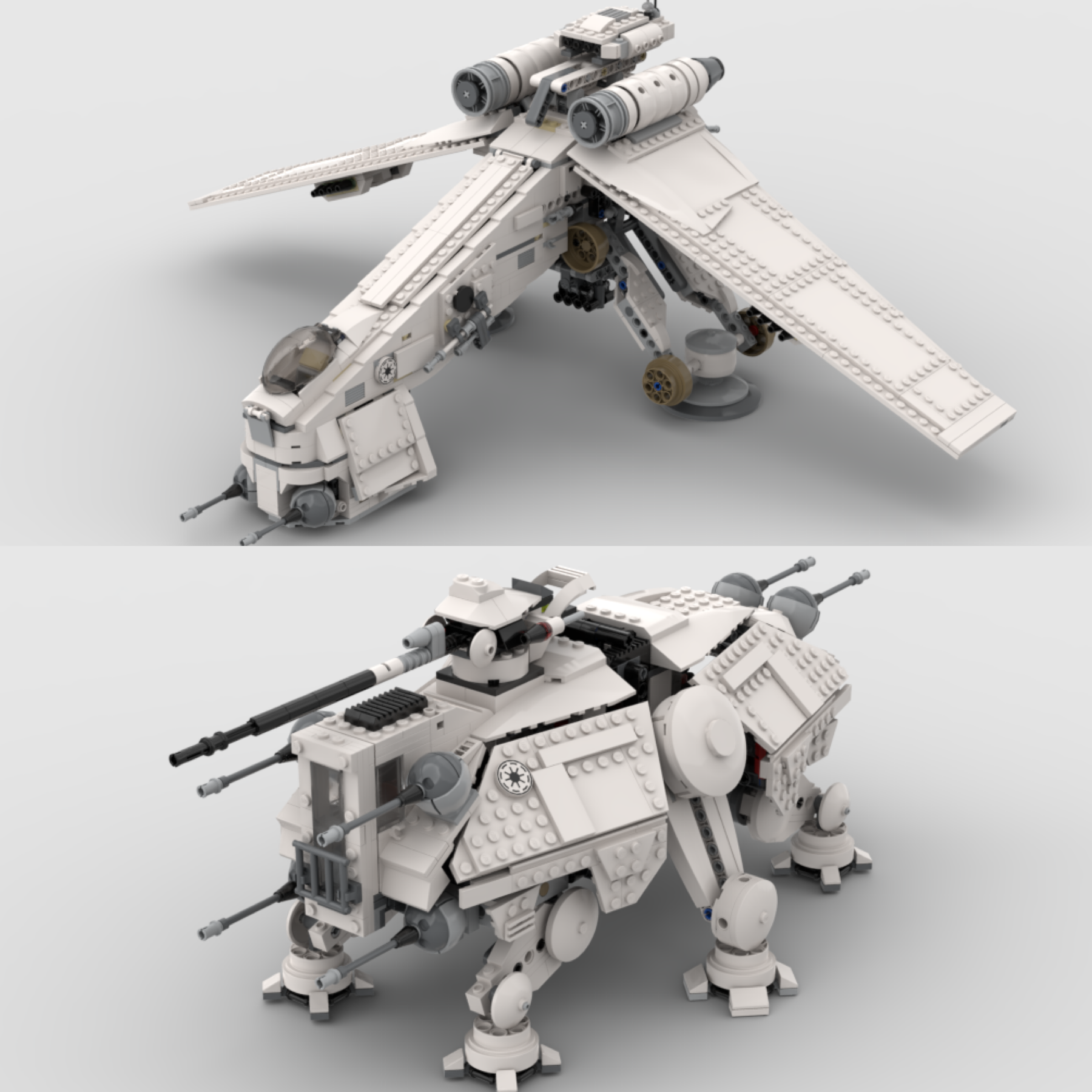 SNOW DROPSHIP & AT-OT / AT-TE COMBO SET