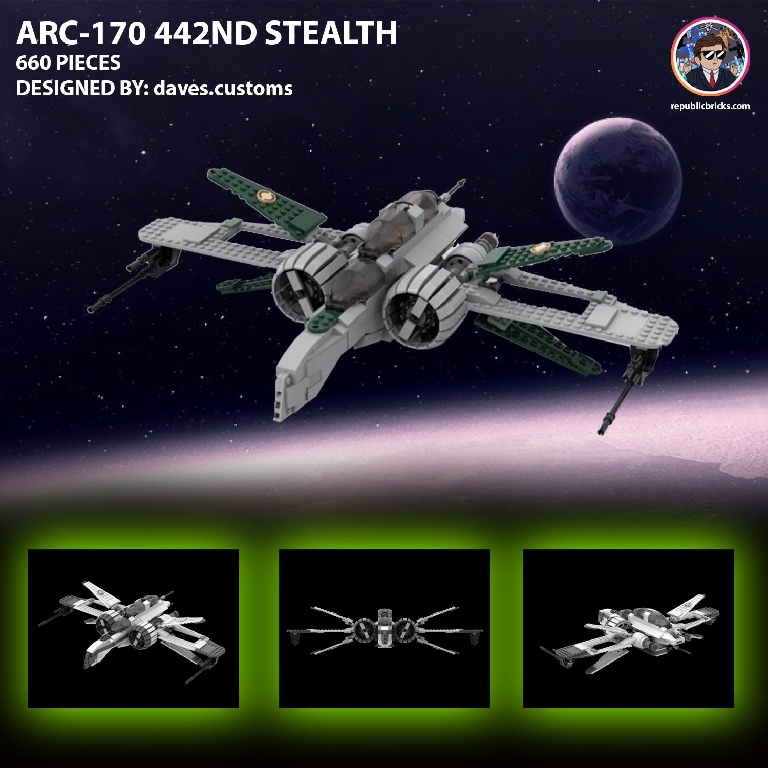 10106: ARC 170 (442ND STEALTH)