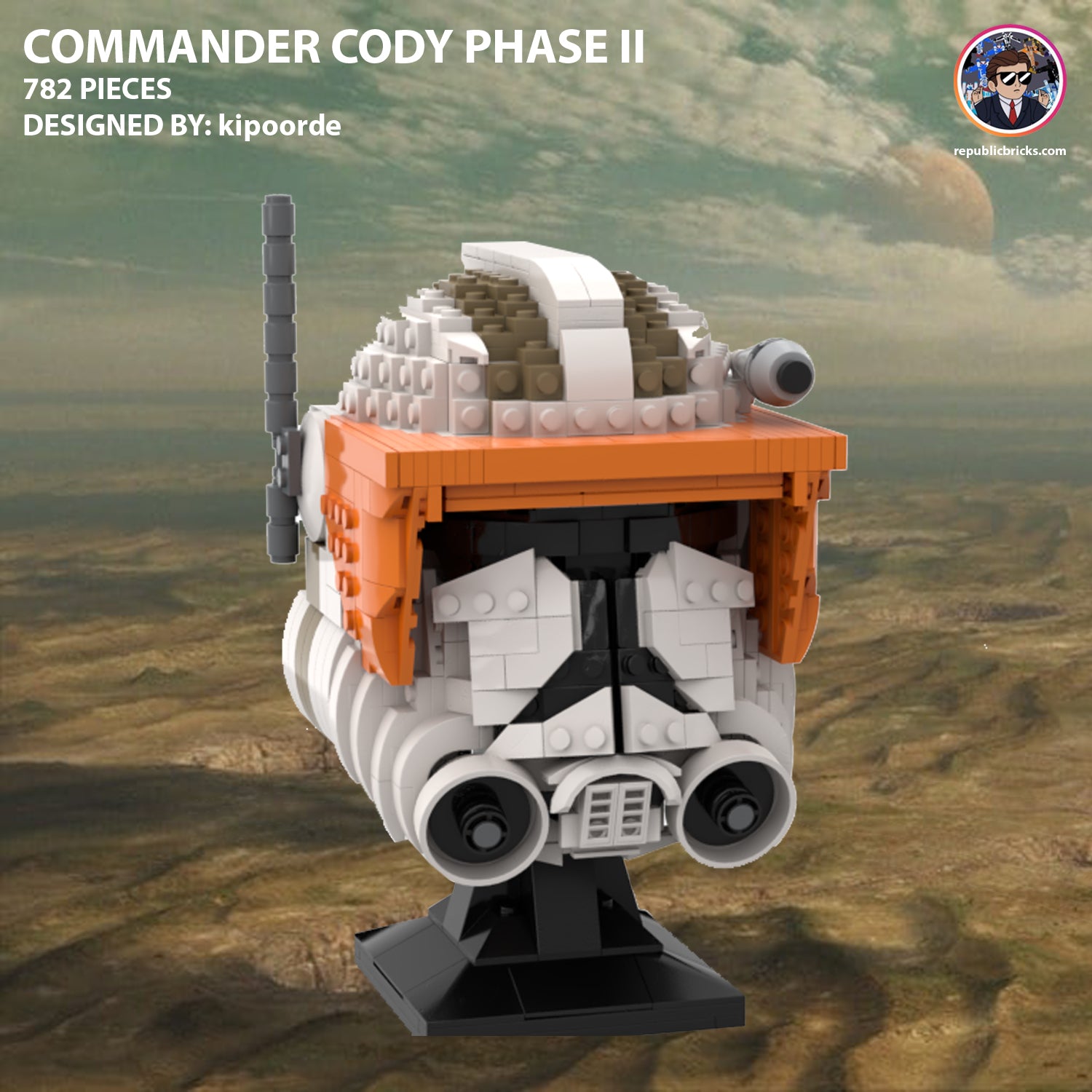 COMMANDER CODY P2 HELMET BUST