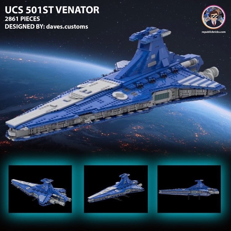 16302: UCS VENATOR REPUBLIC ATTACK CRUISER (501ST)