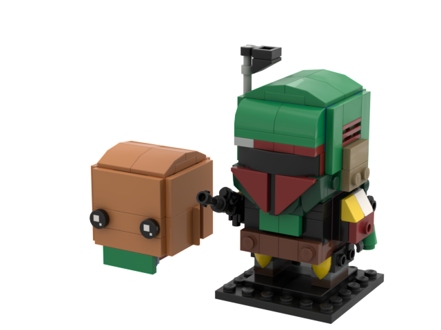 REMOVABLE BOUNTY HUNTER BRICKHEADZ