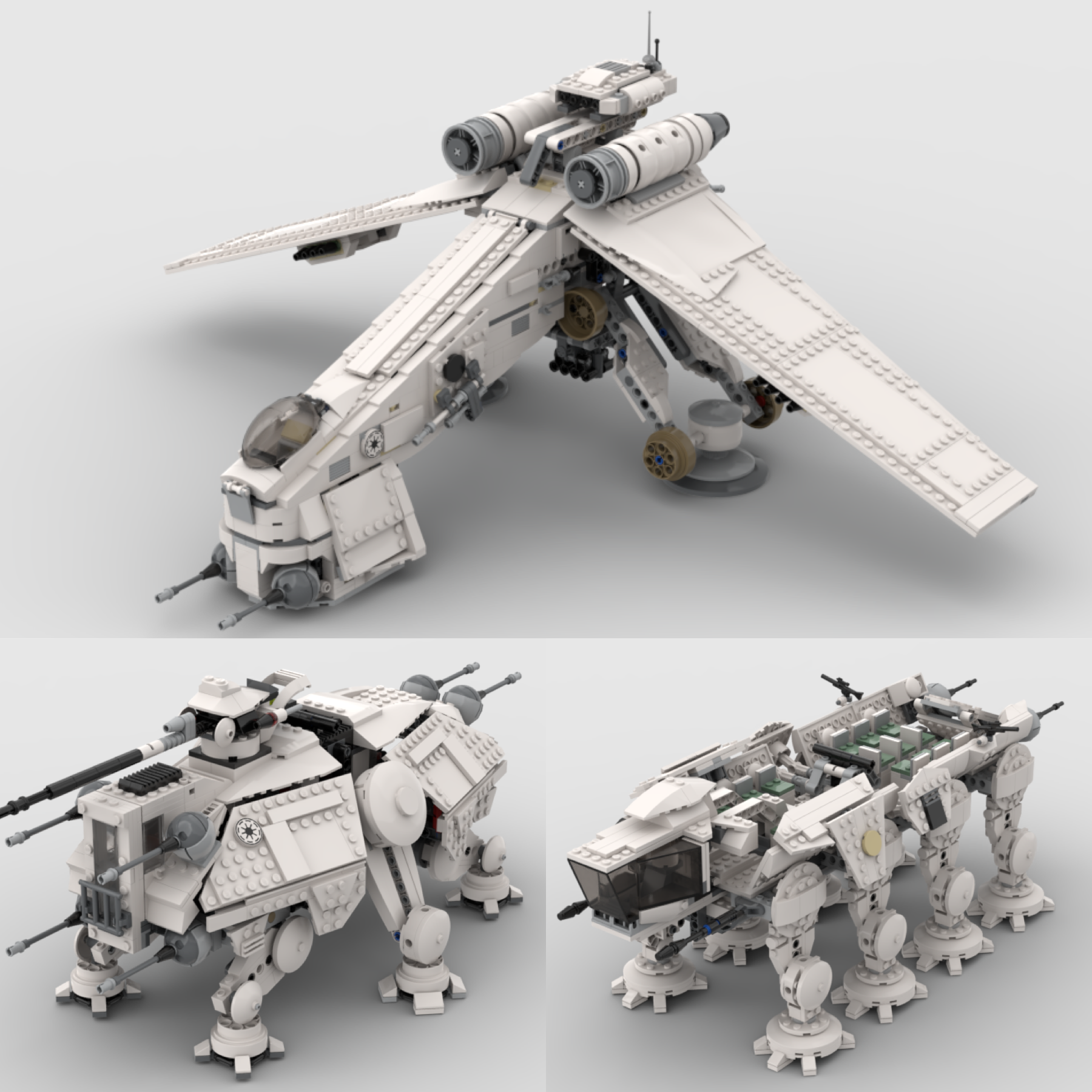 SNOW DROPSHIP & AT-OT / AT-TE COMBO SET