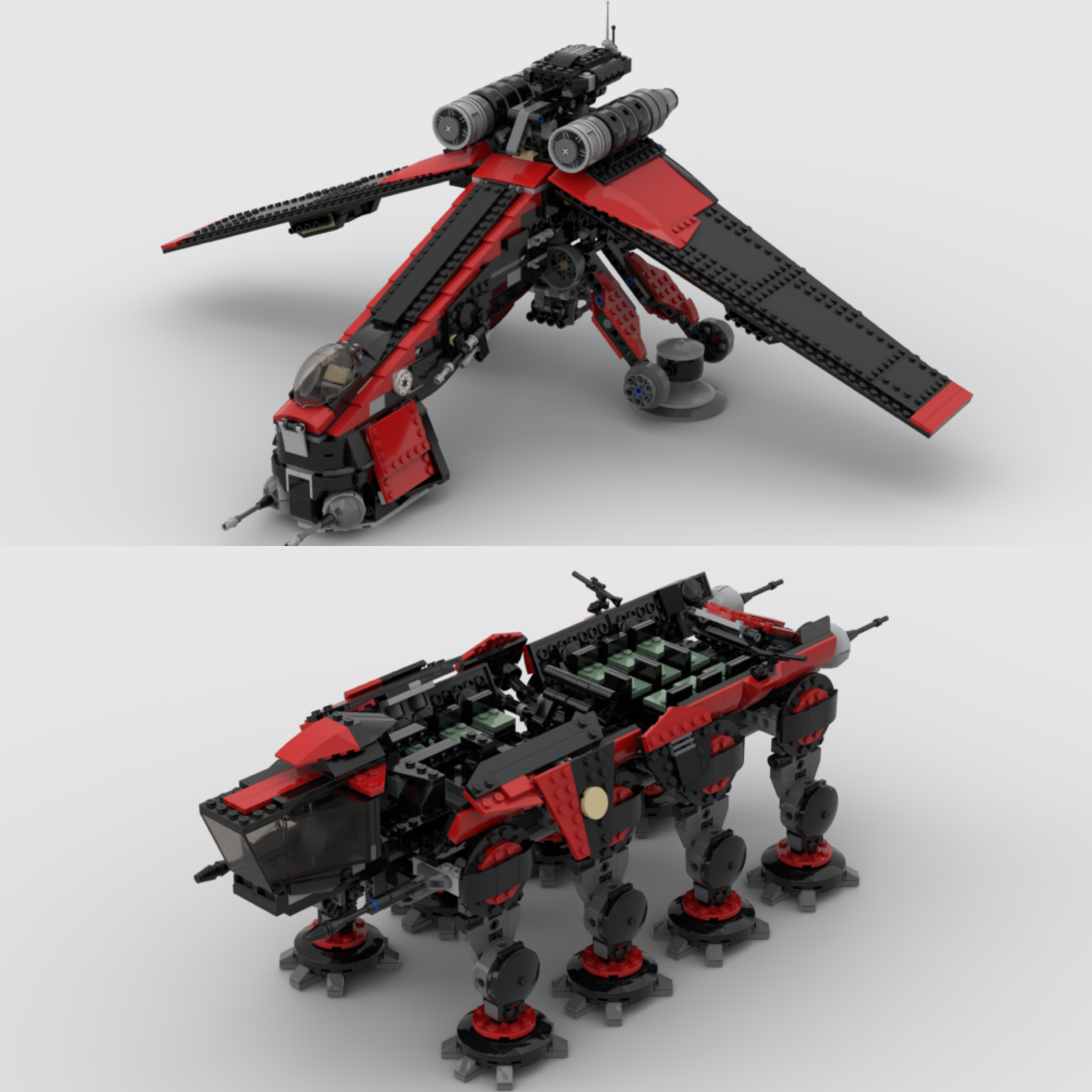 SHADOW SHOCK DROPSHIP & AT-OT / AT-TE COMBO SET