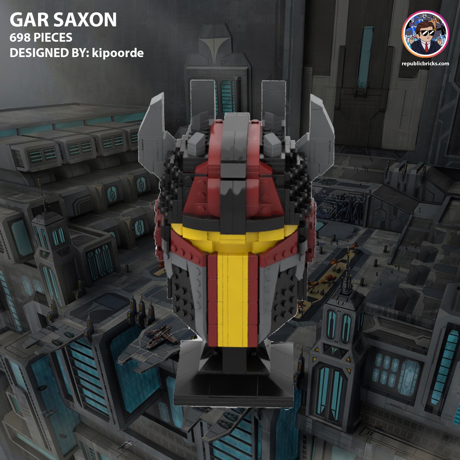 GAR SAXON HELMET BUST - Main Image