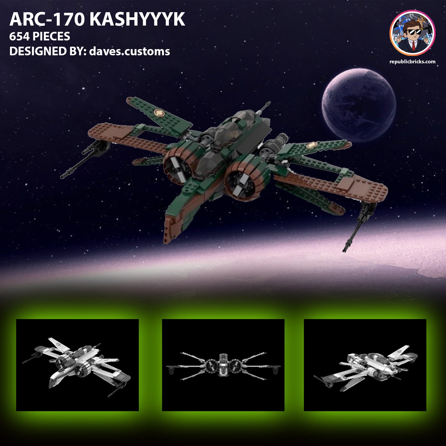 10114: ARC 170 (KASHYYYK)