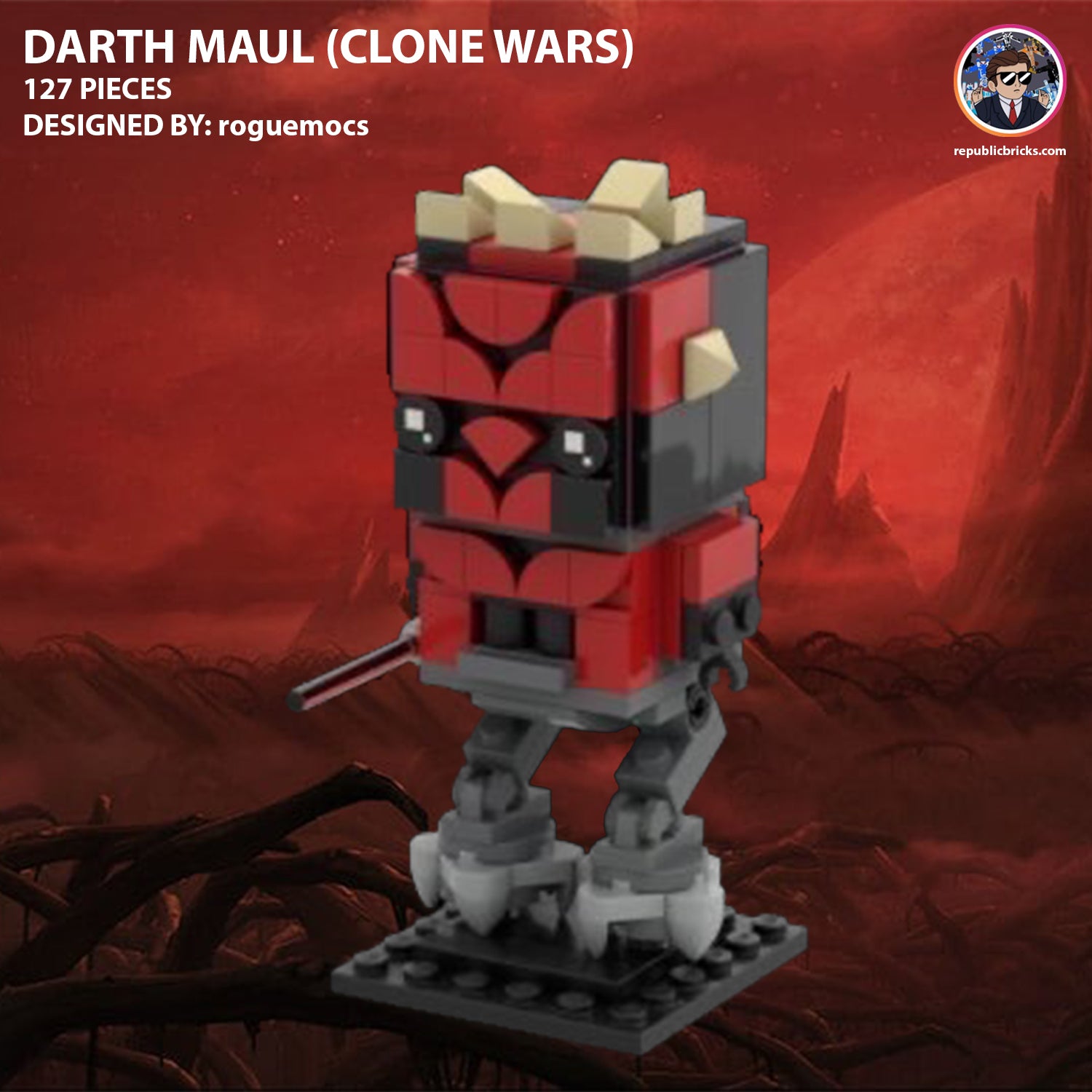 Darth hot sale maul brickheadz