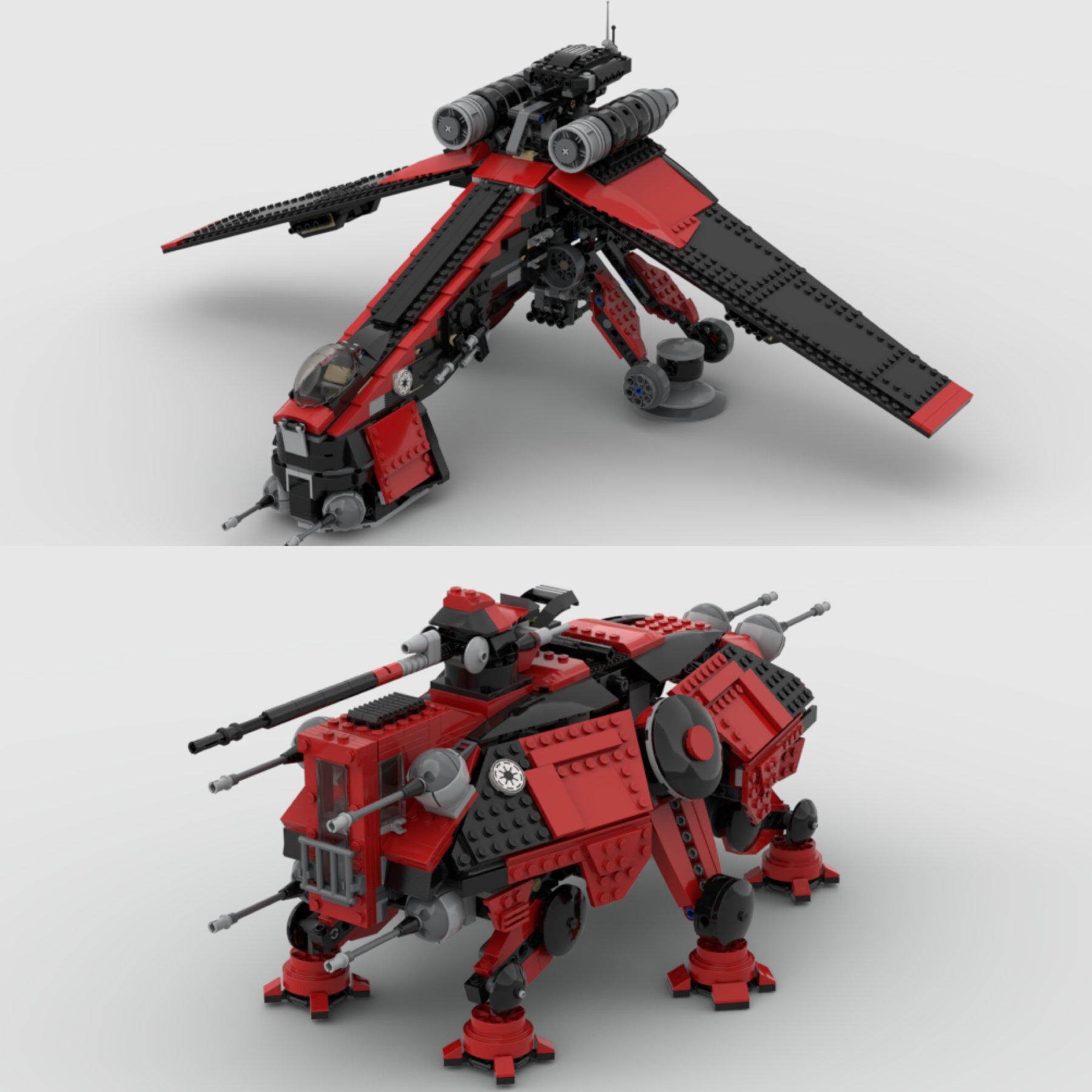 SHADOW SHOCK DROPSHIP & AT-OT / AT-TE COMBO SET