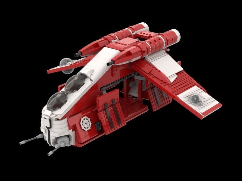 13855: Republic Gunship (thorn Red)