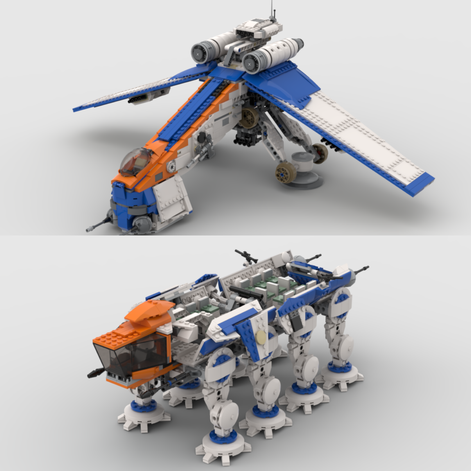 332ND DROPSHIP & AT-OT / AT-TE COMBO SET