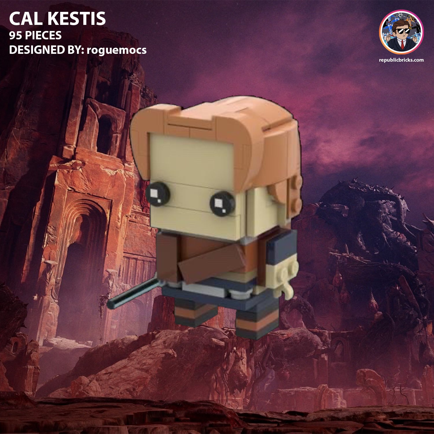 CAL KESTIS BRICKHEADZ