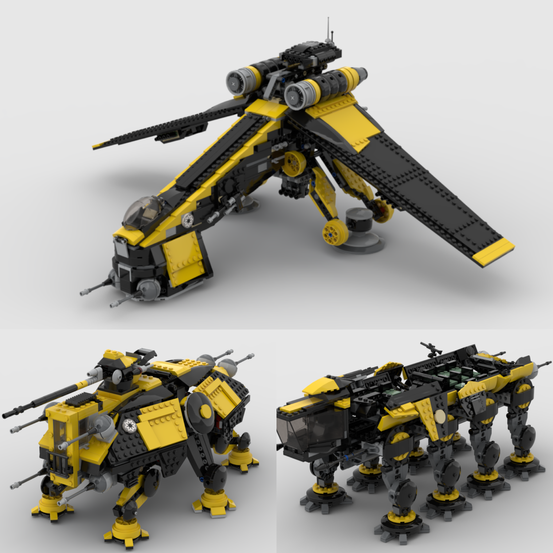 SHADOW 327TH DROPSHIP & AT-OT / AT-TE COMBO SET