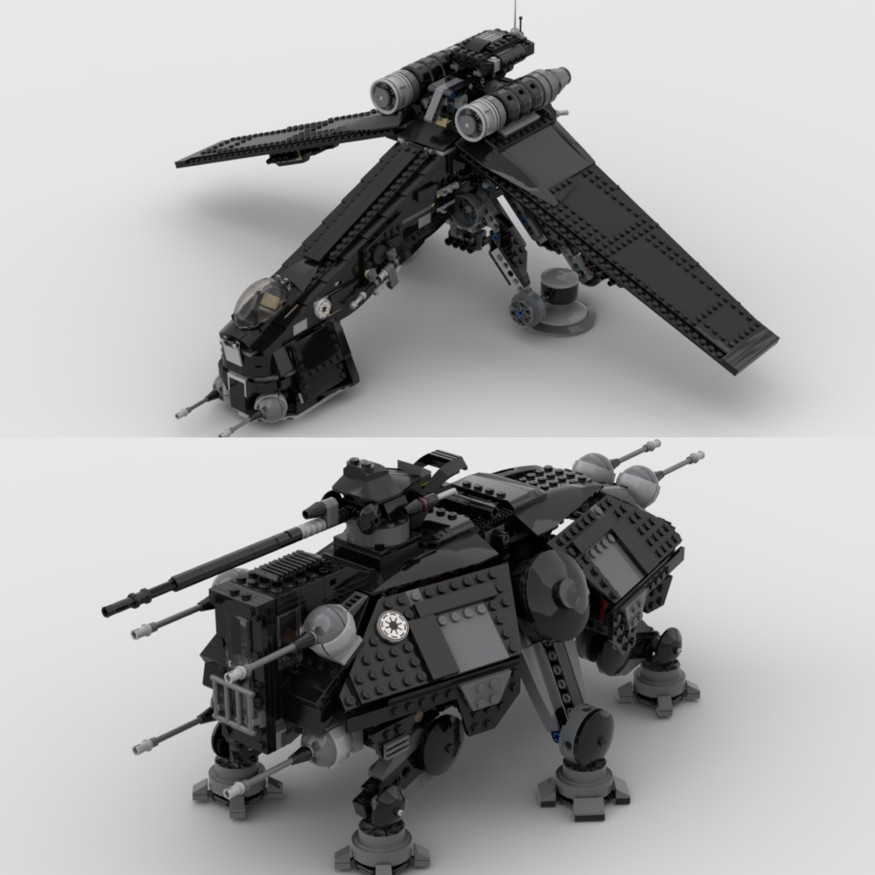 SHADOW DROPSHIP & AT-OT / AT-TE COMBO SET