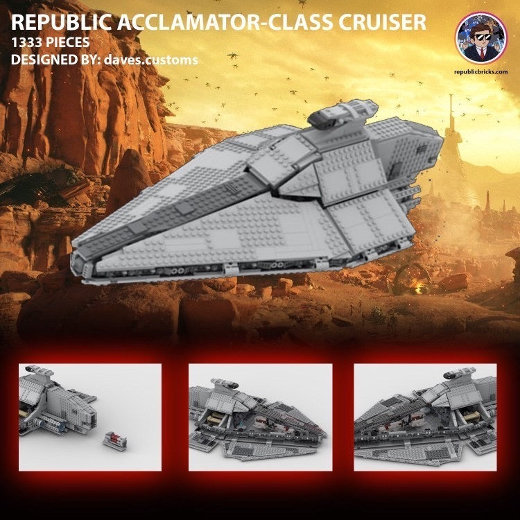 12802: REPUBLIC ACCLAMATOR (EP2 GRAY CLASS CRUISER) - RETIRING -