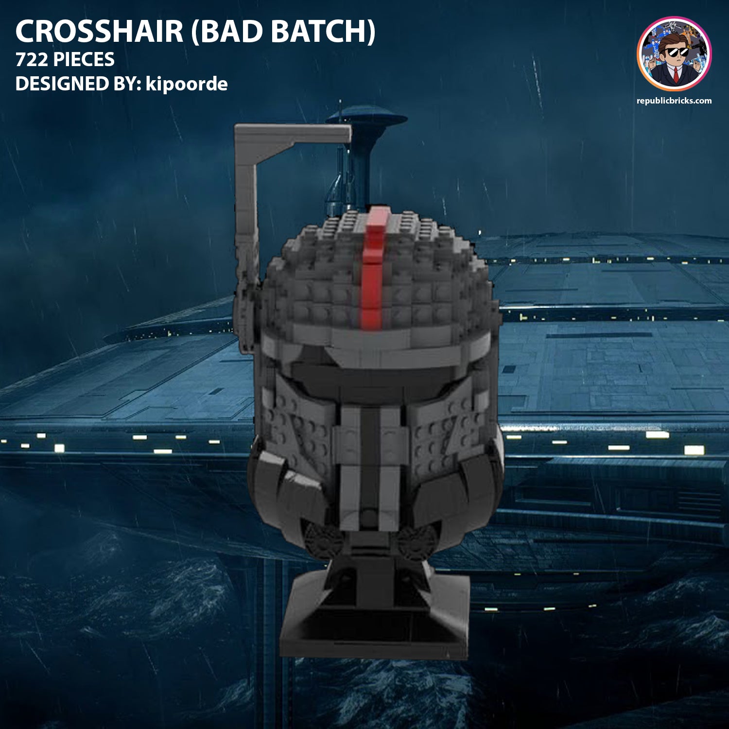 BAD BATCH CROSSHAIR HELMET BUST