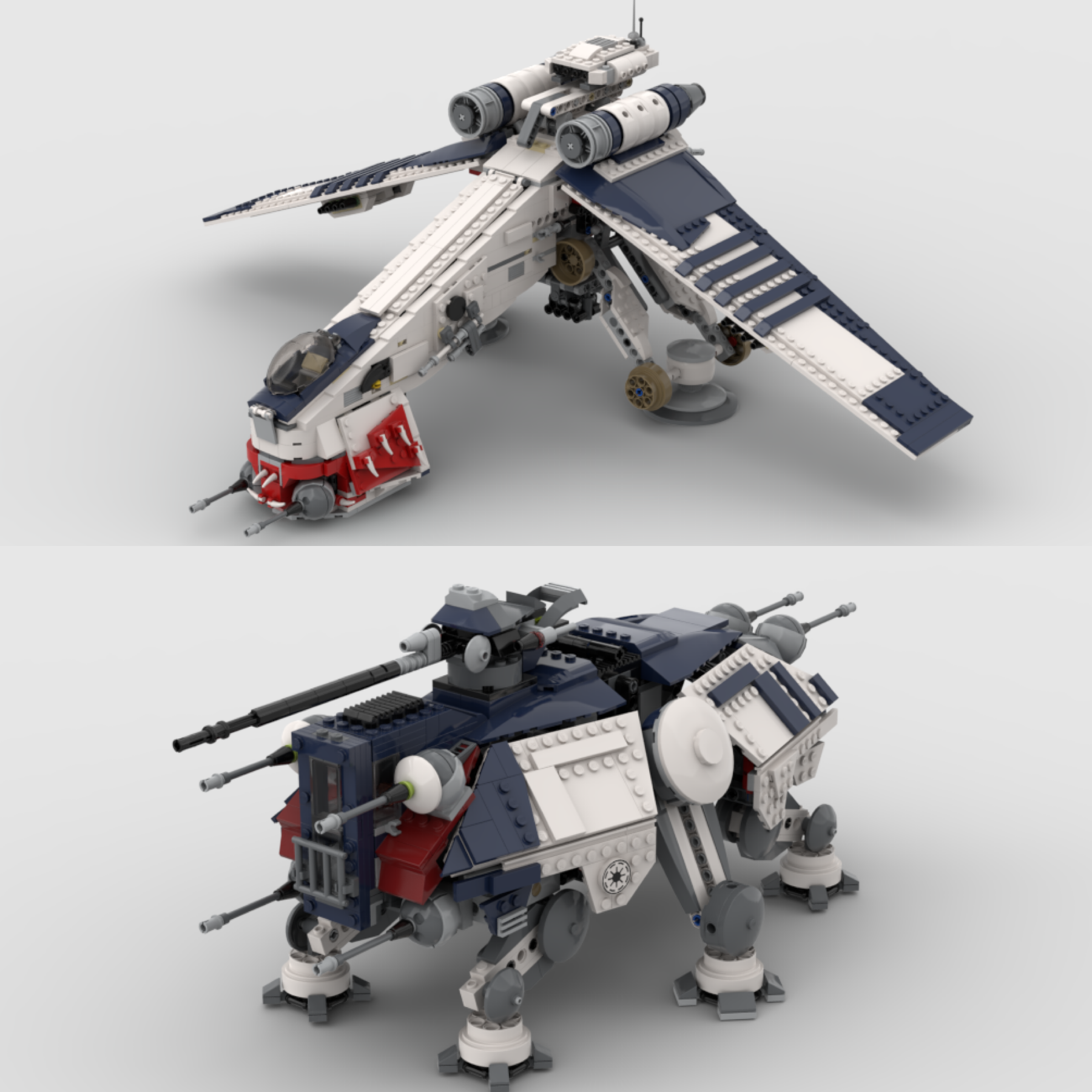 MUUNILINST 10 DROPSHIP & AT-OT / AT-TE COMBO SET