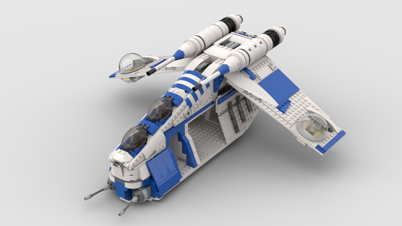 13815: REPUBLIC GUNSHIP (501ST V3)
