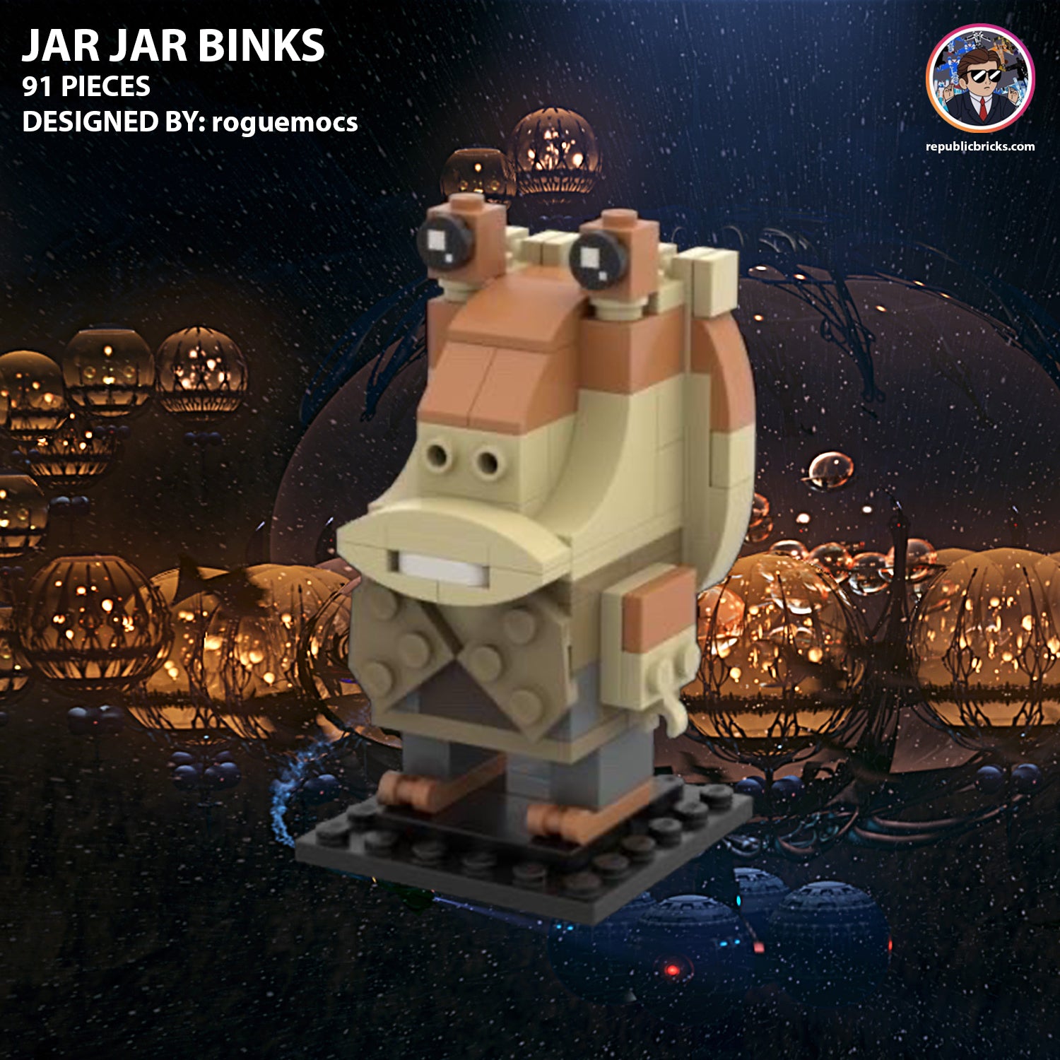 JAR JAR BINKS BRICKHEADZ