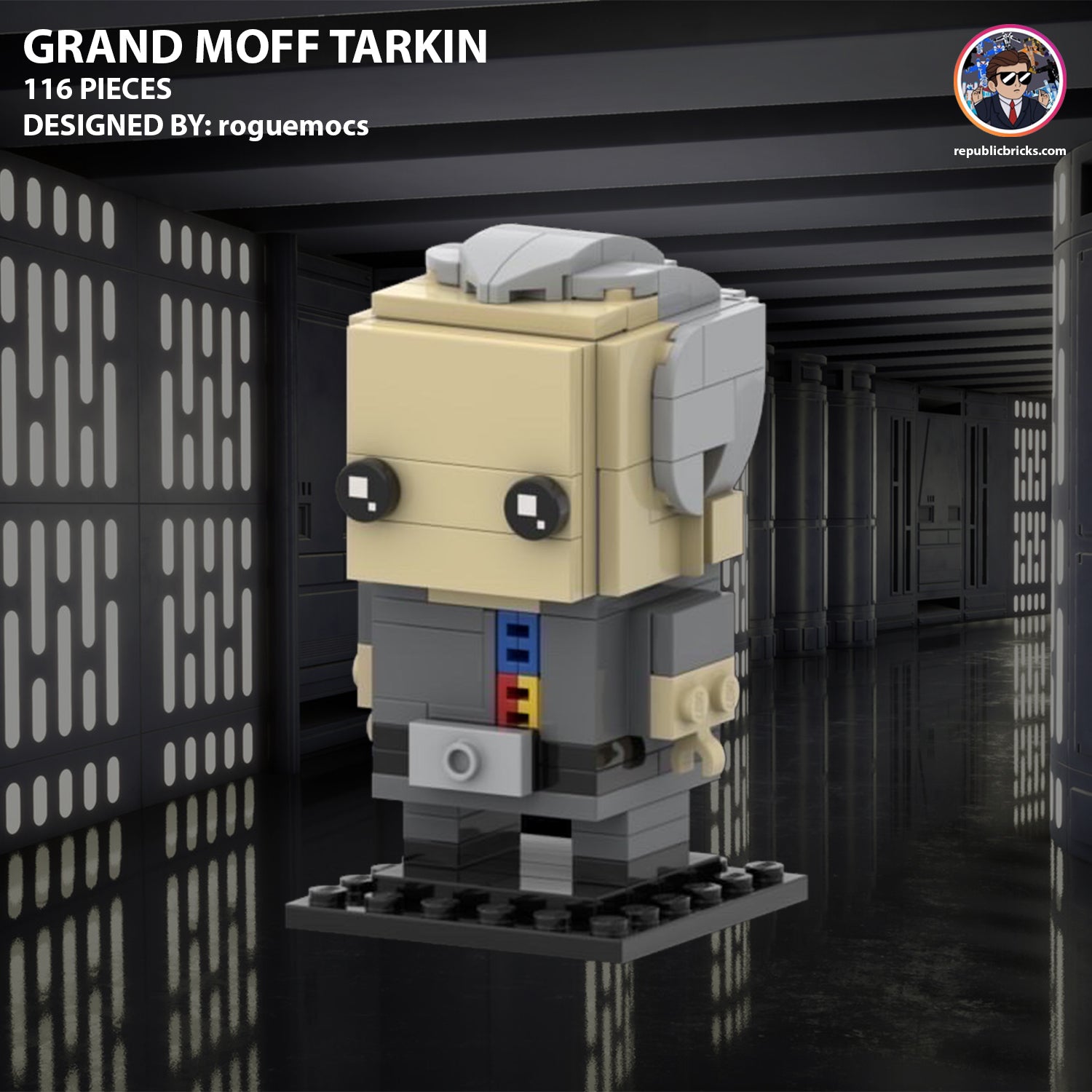 GRAND MOFF TARKIN BRICKHEADZ - RETIRING -