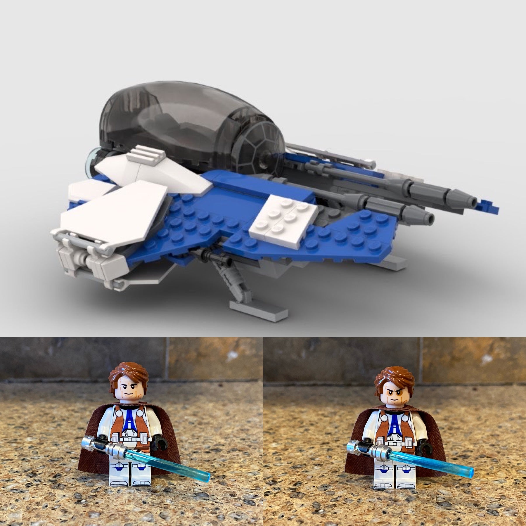 ANAKIN INTERCEPTOR (BLUE 501ST)