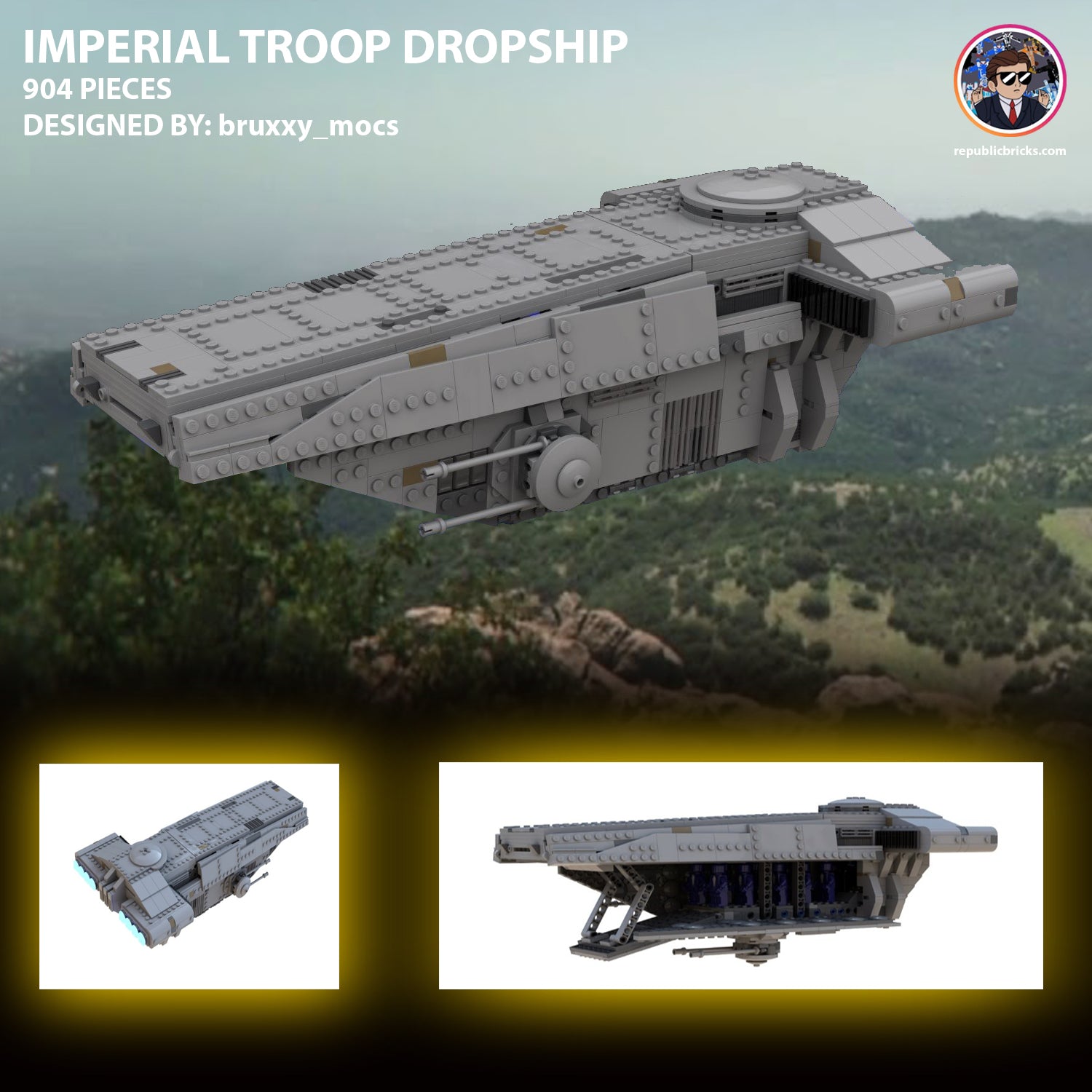 Lego imperial dropship store moc