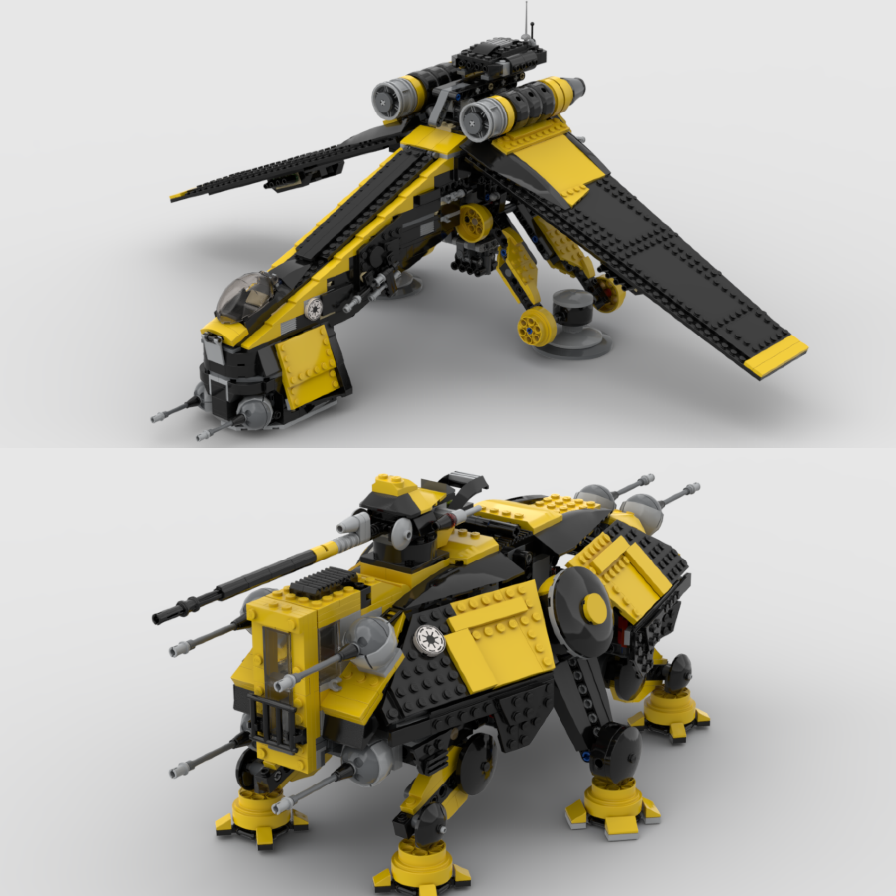 SHADOW 327TH DROPSHIP & AT-OT / AT-TE COMBO SET