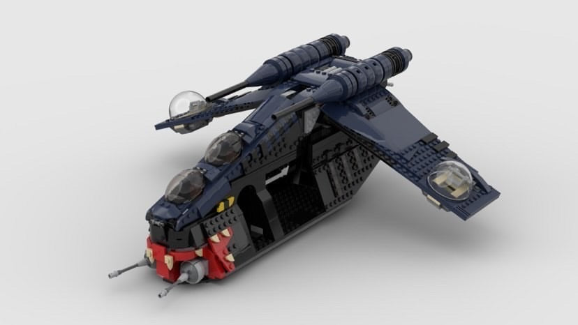 13840: REPUBLIC GUNSHIP (MUUNILINST 10 SHADOW DARK BLUE)