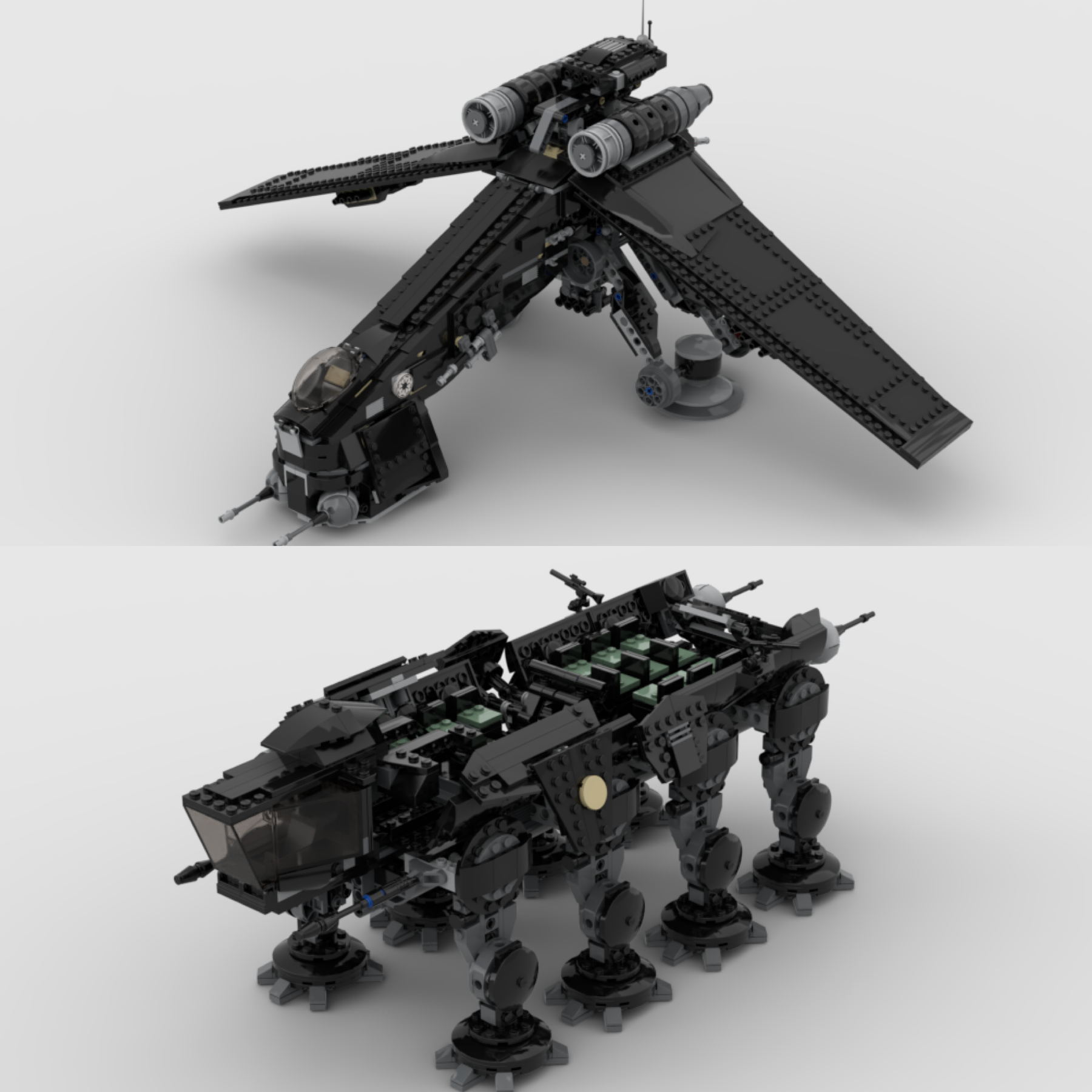 SHADOW DROPSHIP & AT-OT / AT-TE COMBO SET