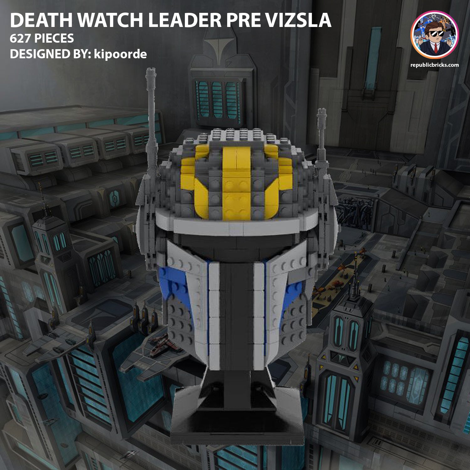 DEATH WATCH LEADER HELMET BUST - RETIRING -