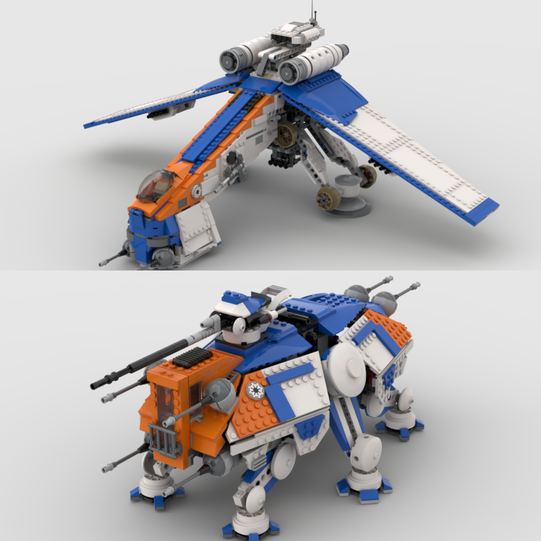 332ND DROPSHIP & AT-OT / AT-TE COMBO SET
