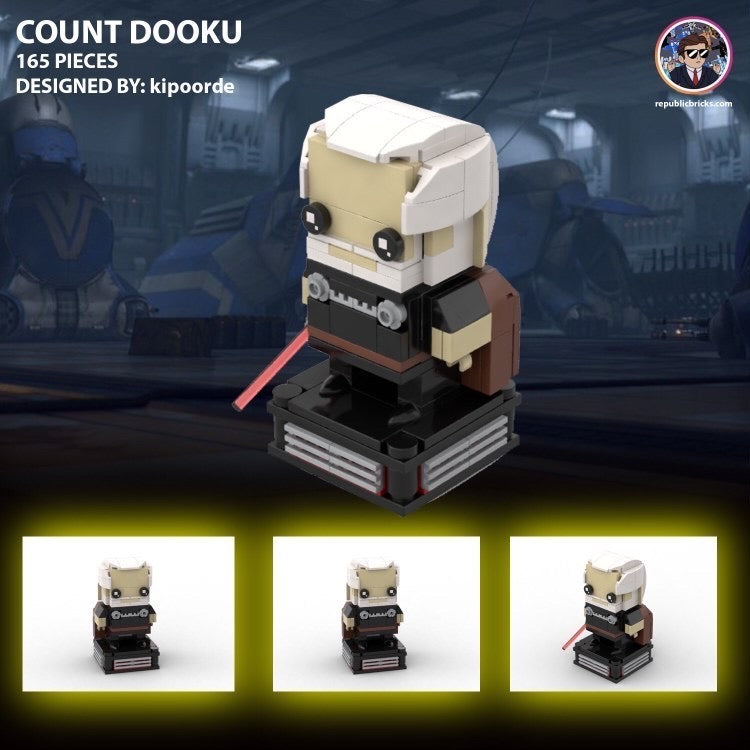 COUNT DOOKU BRICKHEADZ