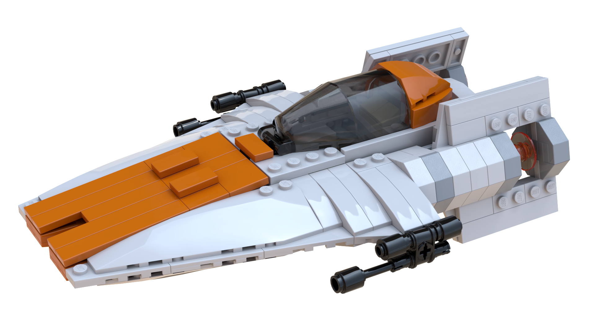 Orange x wing discount lego