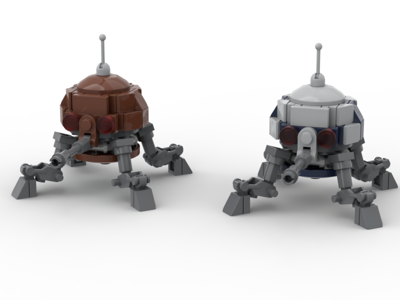 2X DWARF SPIDER DROIDS - RETIRING -