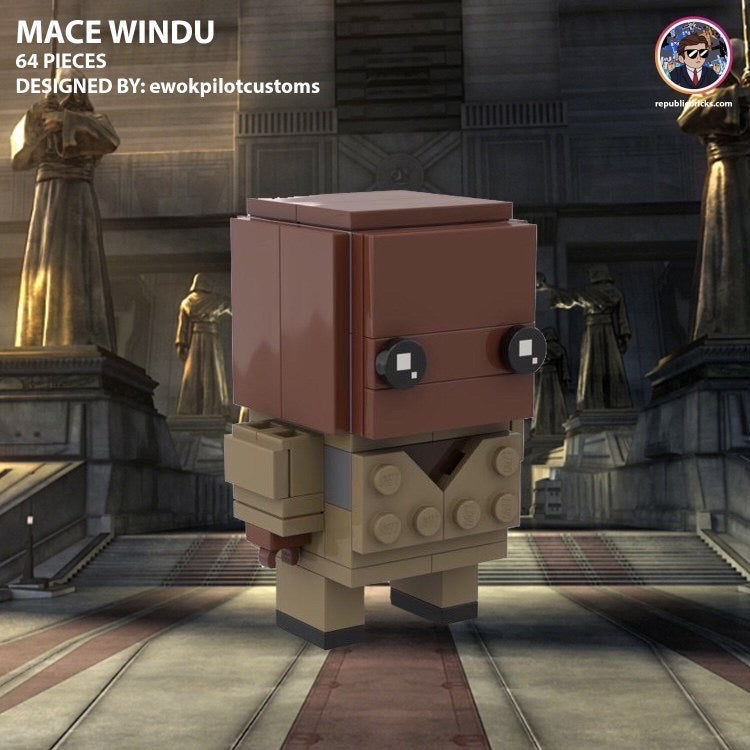 MACE WINDU BRICKHEADZ - RETIRING -