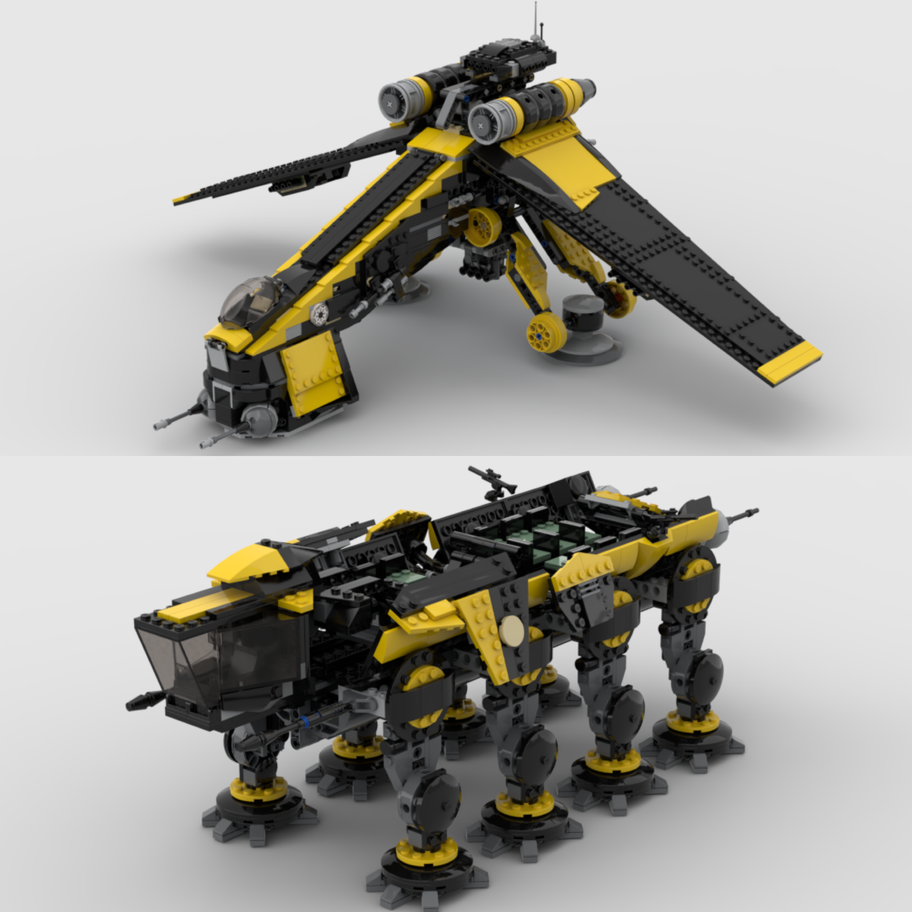 SHADOW 327TH DROPSHIP & AT-OT / AT-TE COMBO SET