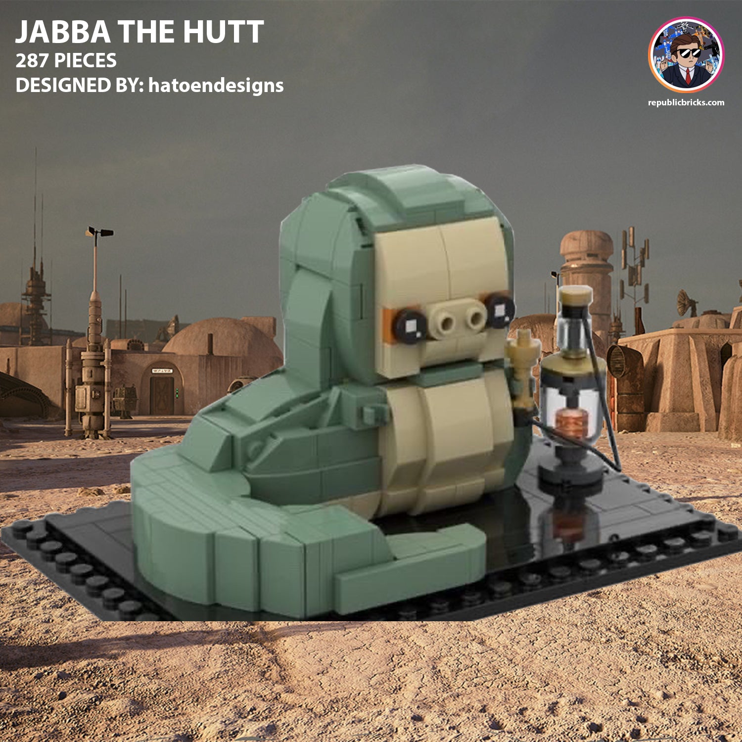 JABBA THE HUTT BRICKHEADZ