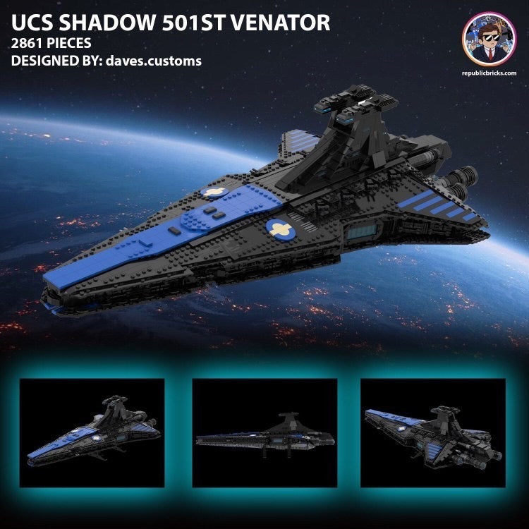 16304: UCS VENATOR CLASS ATTACK CRUISER (SHADOW 501ST)