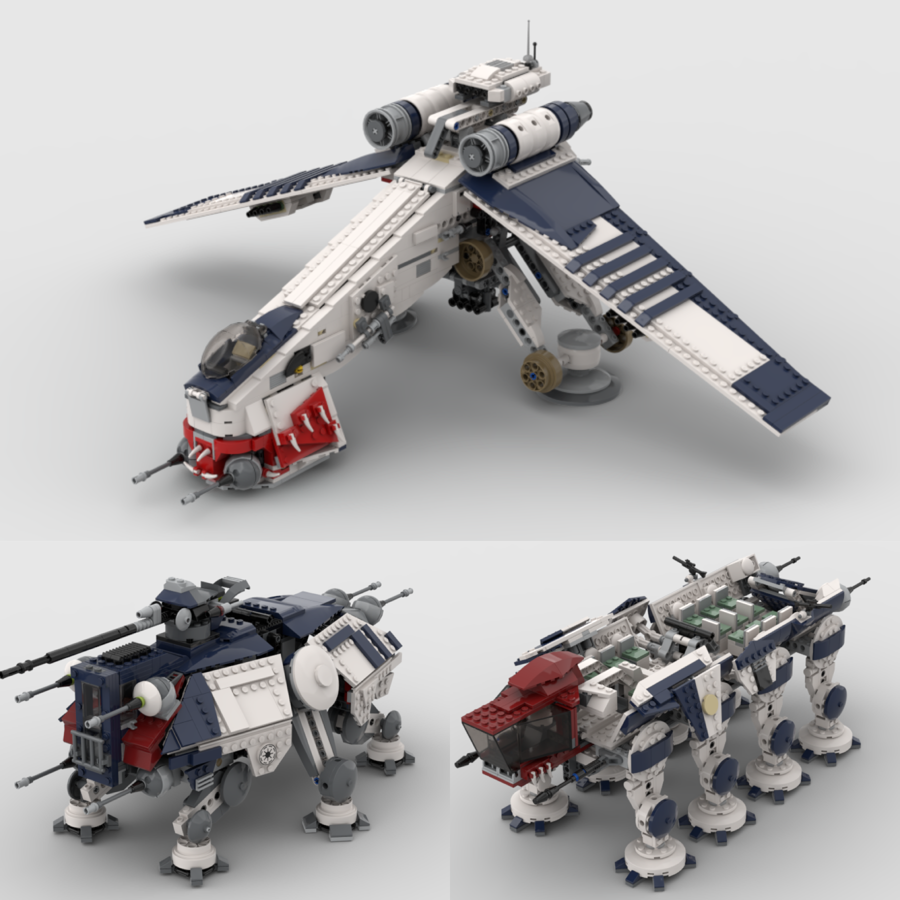 MUUNILINST 10 DROPSHIP & AT-OT / AT-TE COMBO SET