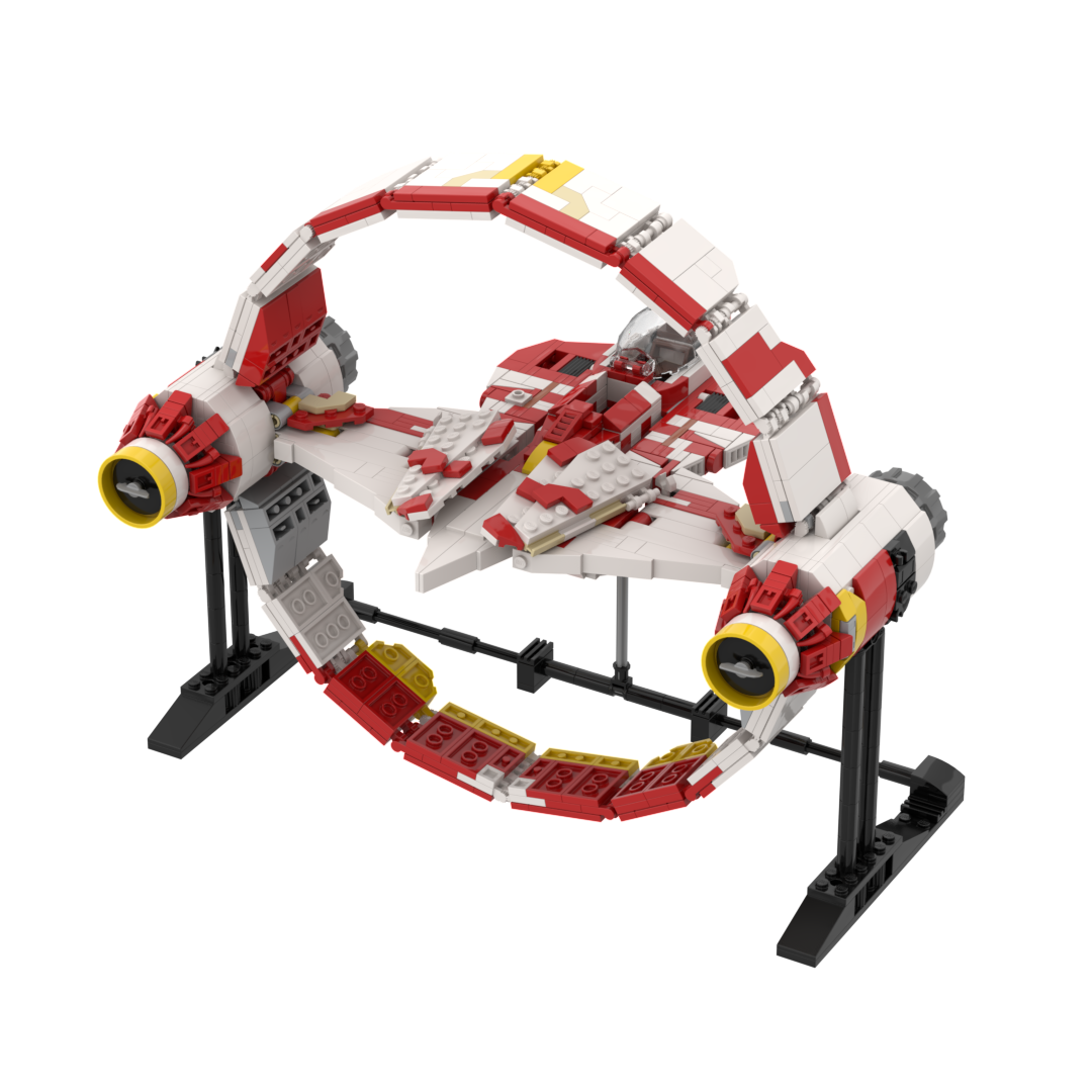 14704: JEDI STARFIGHTER WITH RING (ADI GALLIA)