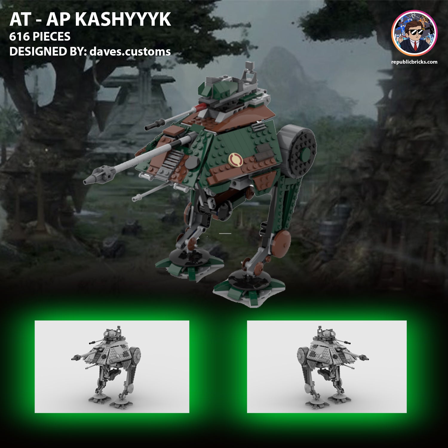 Lego best sale kashyyyk walker