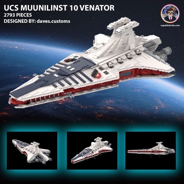 16303: UCS VENATOR CLASS REPUBLIC ATTACK CRUISER (MUUNILINST 10)