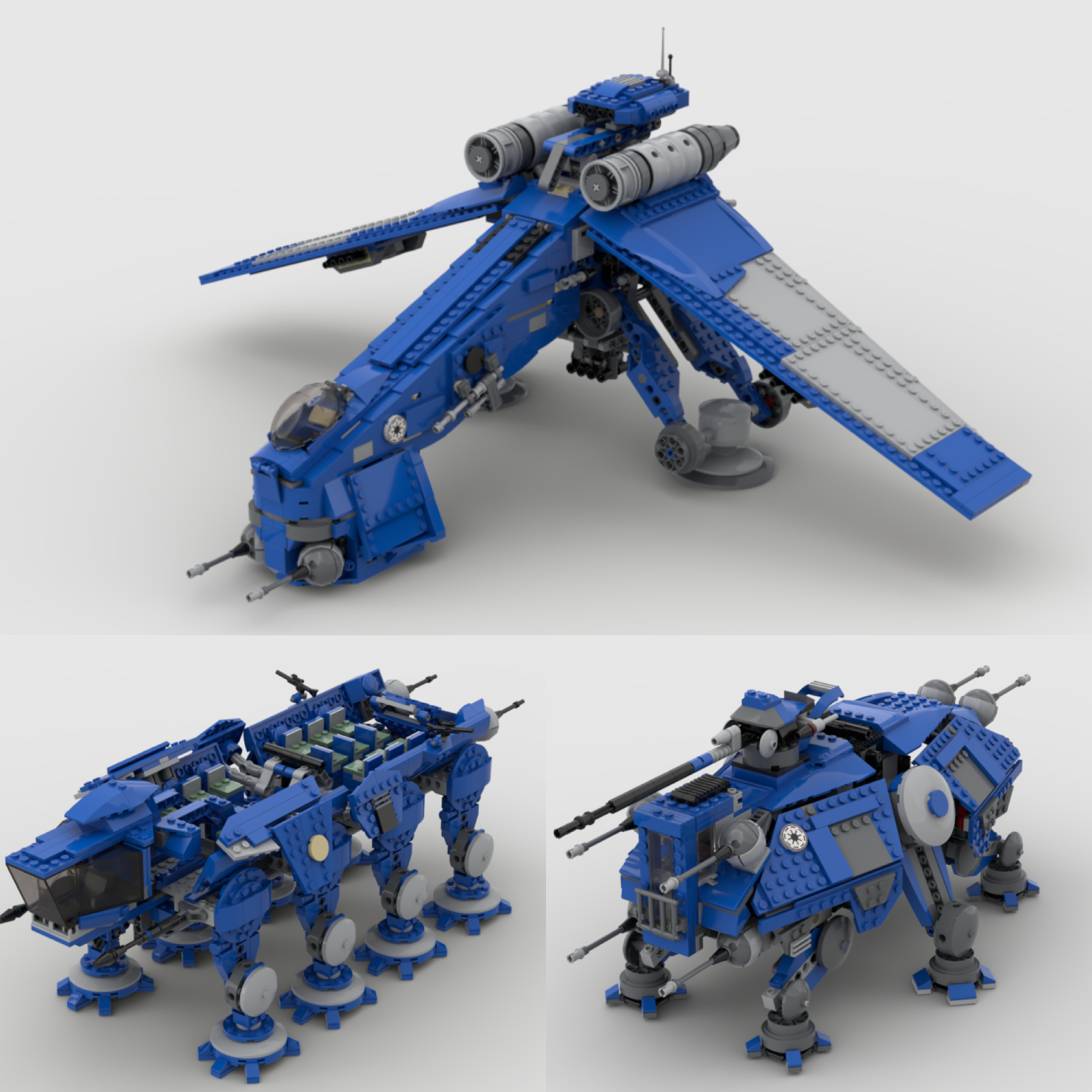 501ST DROPSHIP & AT-OT / AT-TE COMBO SET