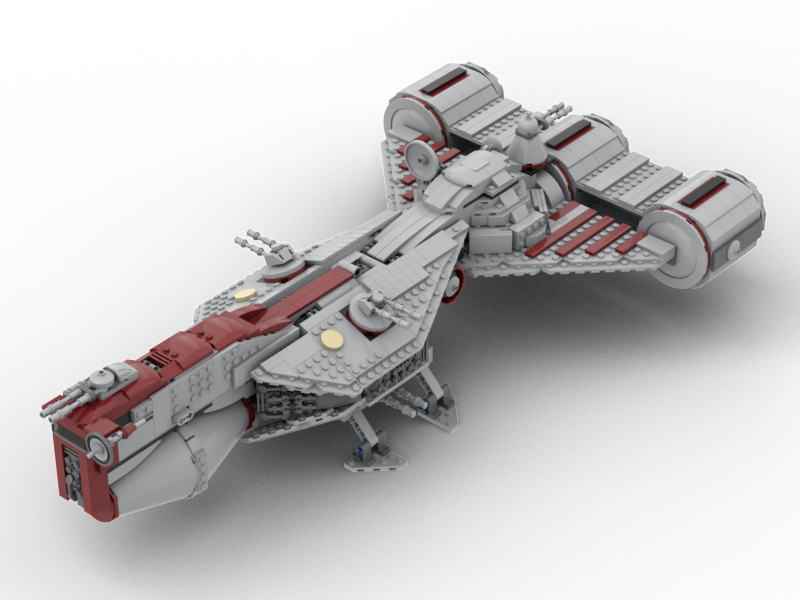 Lego frigate top