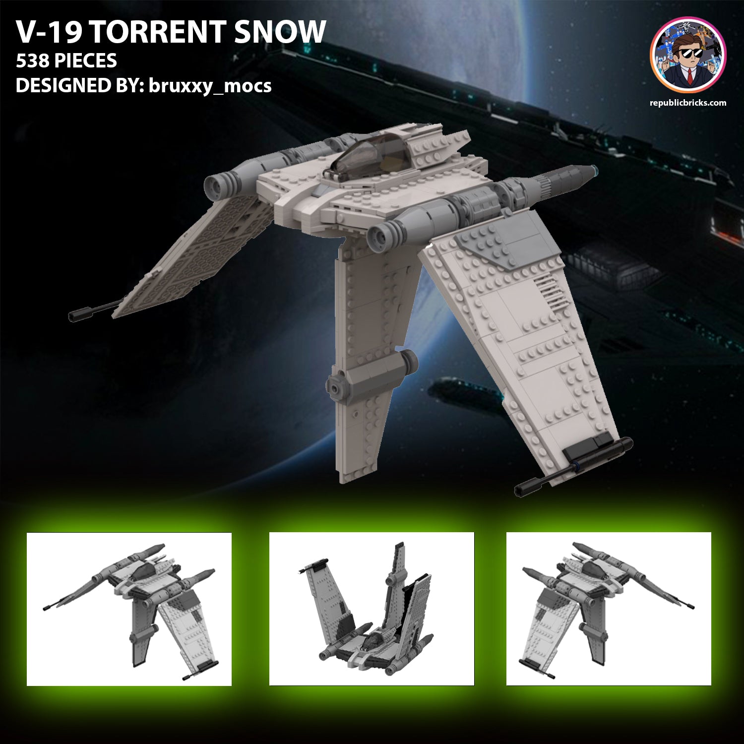 15619: V-19 TORRENT V3 (SNOW)