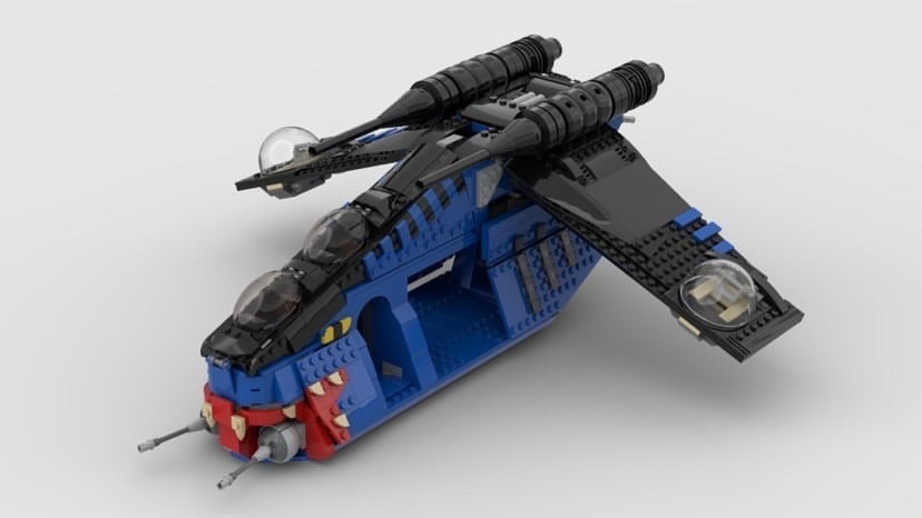 13837: REPUBLIC GUNSHIP (MUUNILINST 10 SHADOW INVERT BLUE)