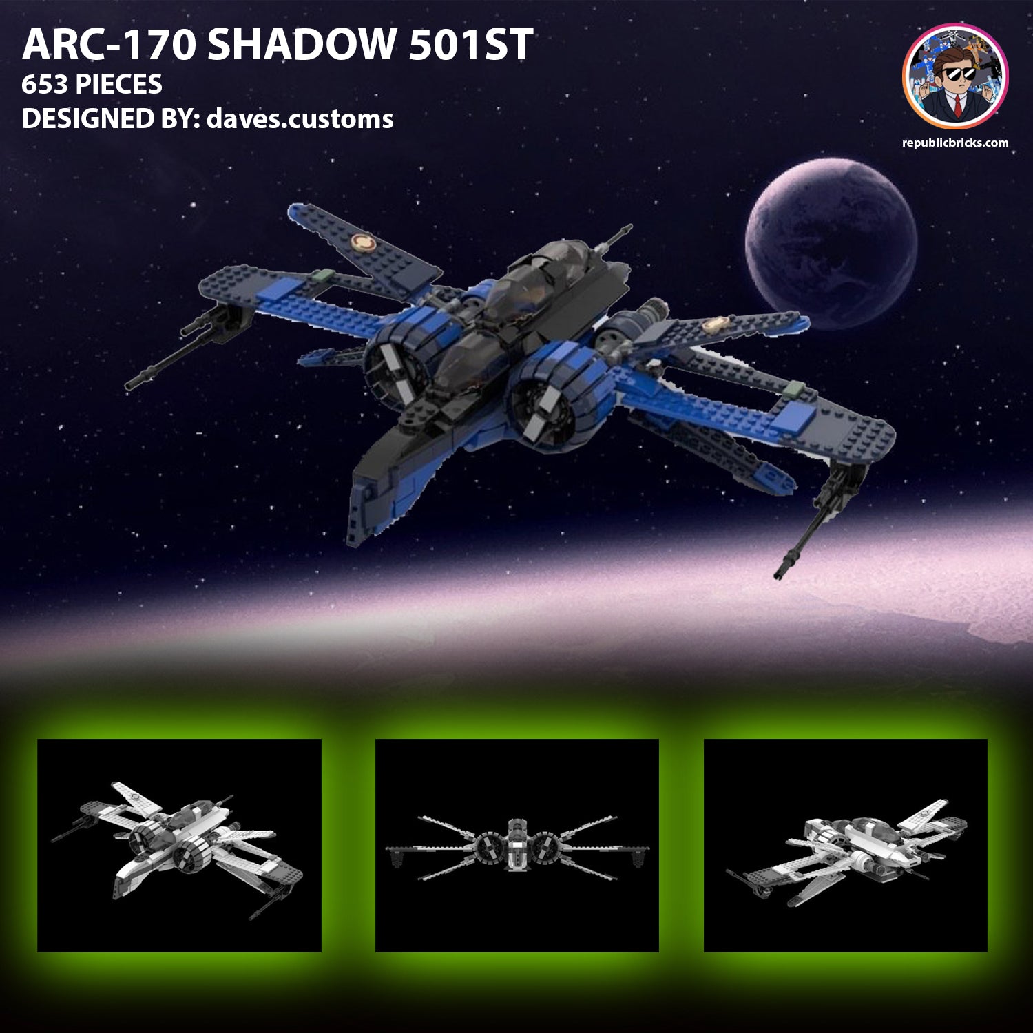 10119: ARC 170 (SHADOW 501ST)